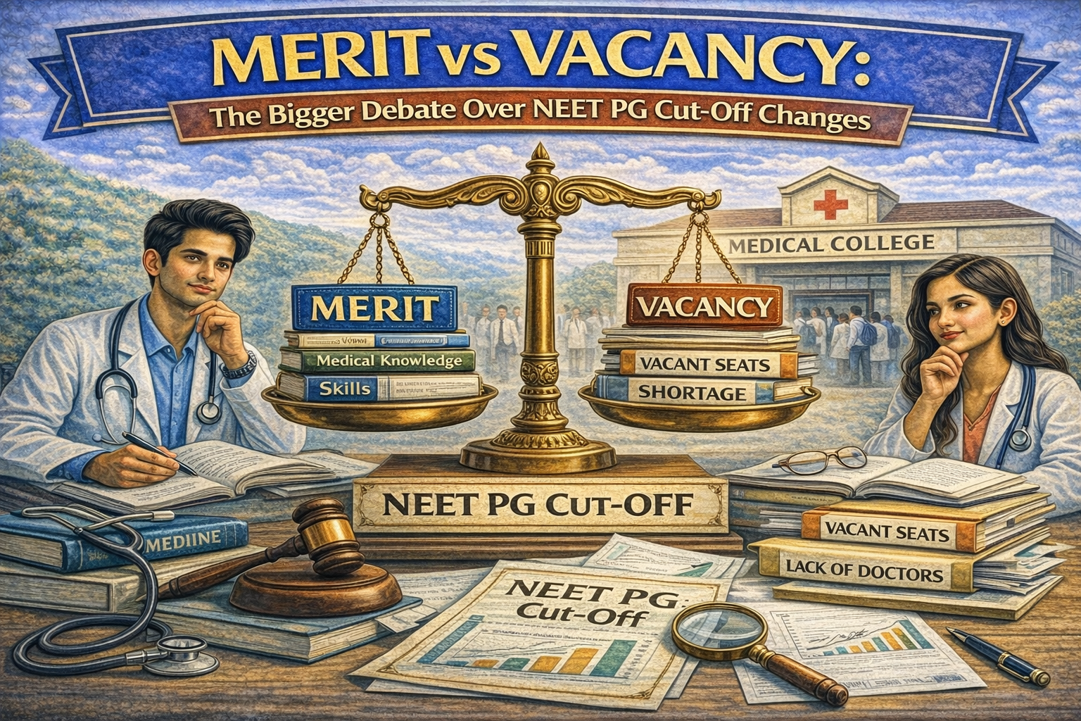 Merit vs Vacancy: The Bigger Debate Over NEET PG Cut-Off Changes